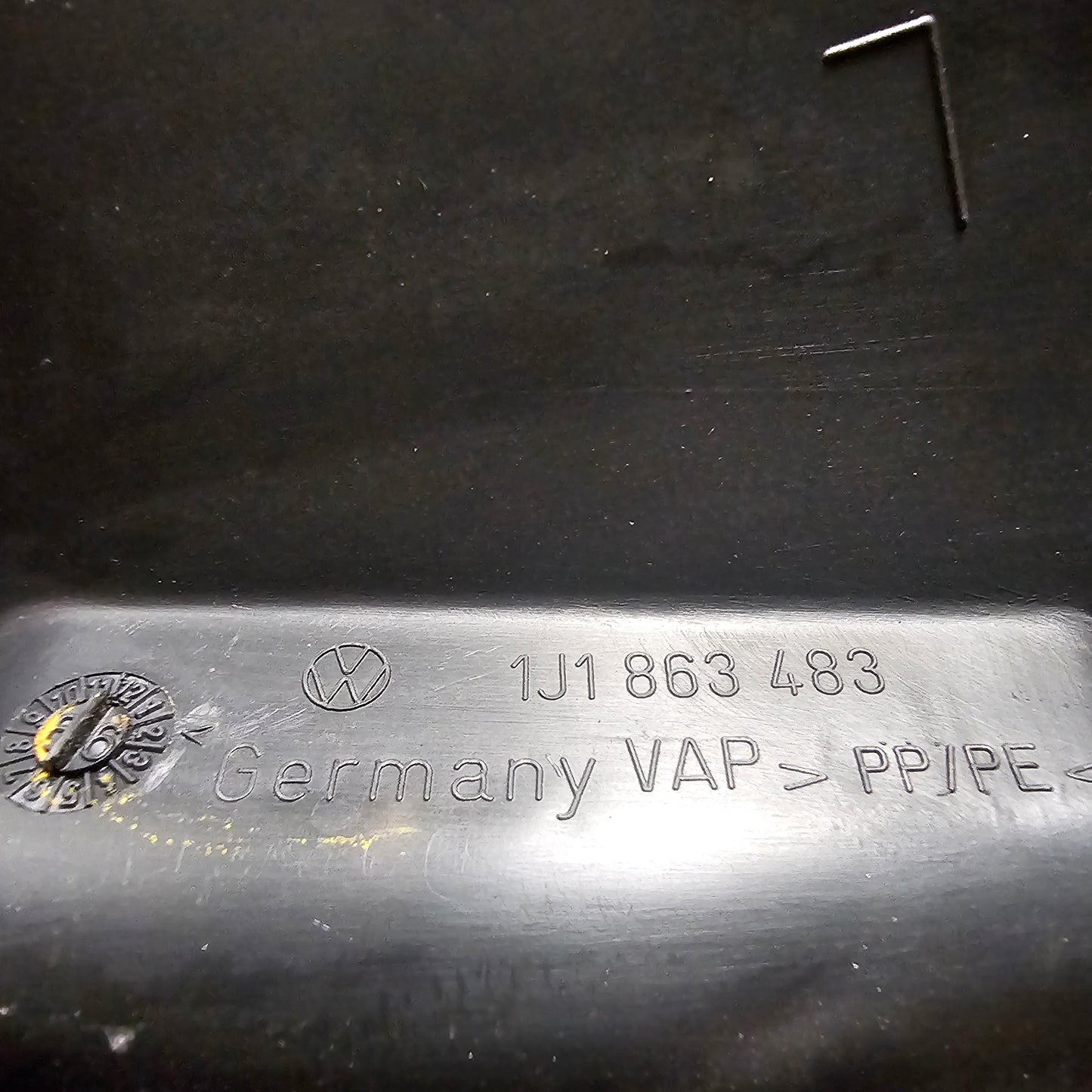 Fußraumverkleidung links schwarz VW Golf 4 Bora 1J1863483