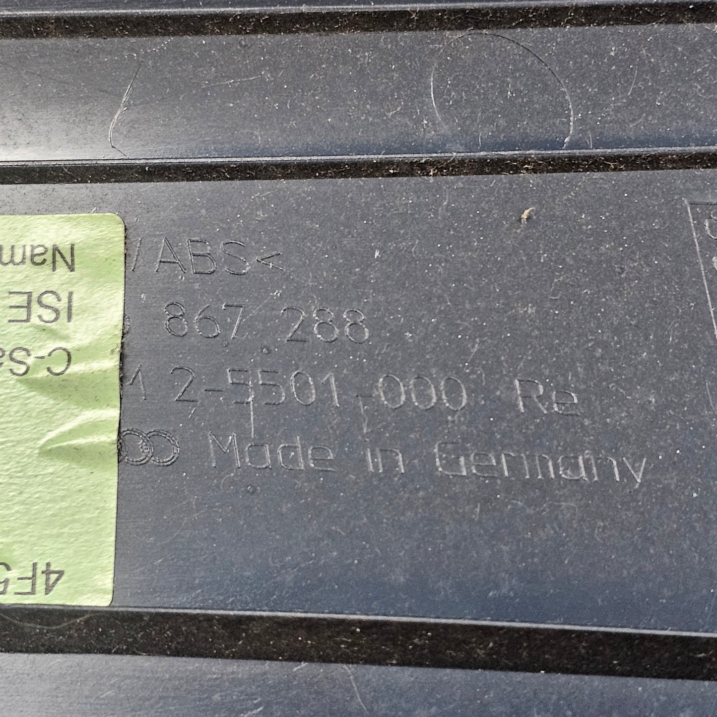 Säulenverkleidung C/D-Säule rechts oben silber Audi A6 4F 4F5 867 288 - gebraucht