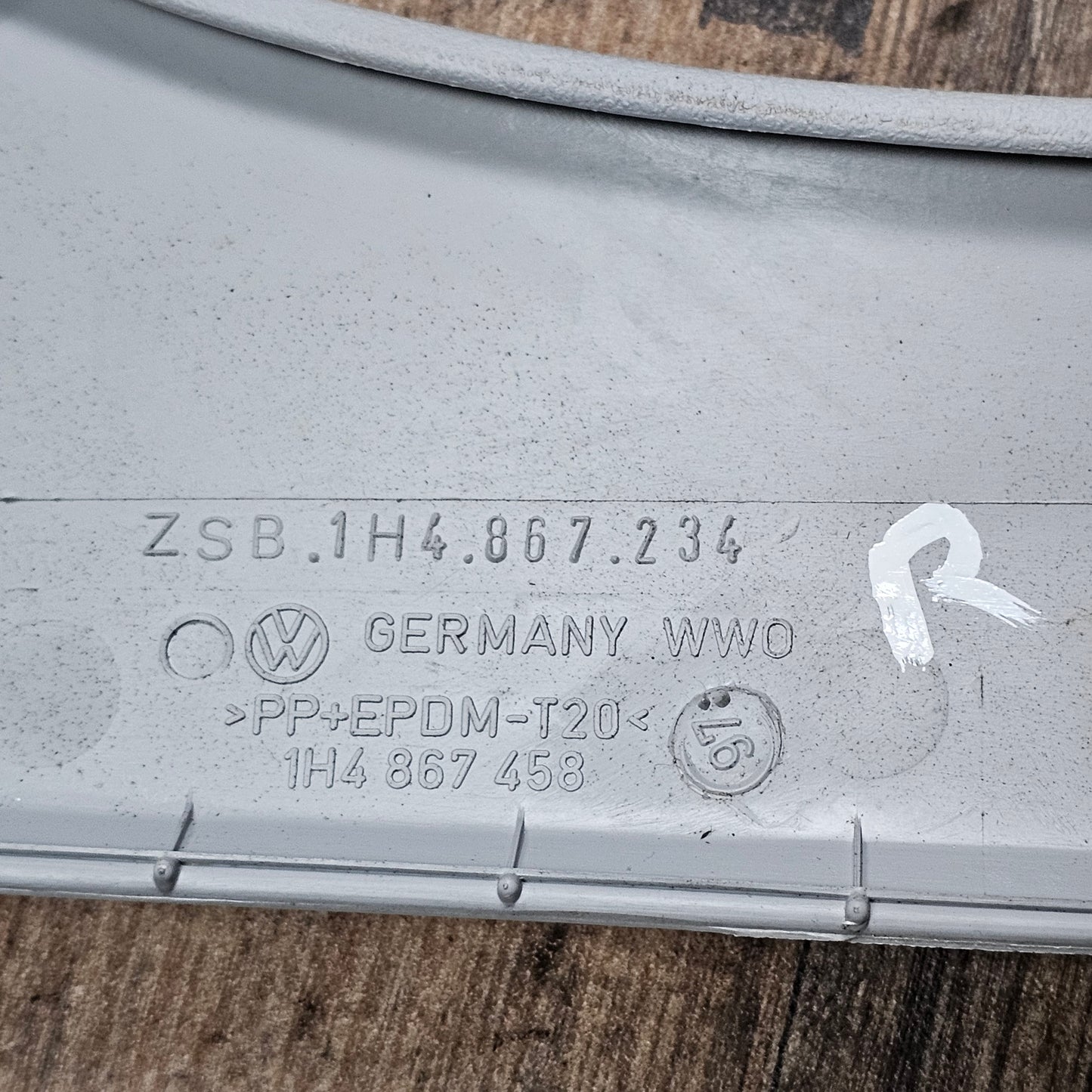 A-Säulenverkleidung rechts grau – 1H4867234 – VW Golf 3 – gebraucht