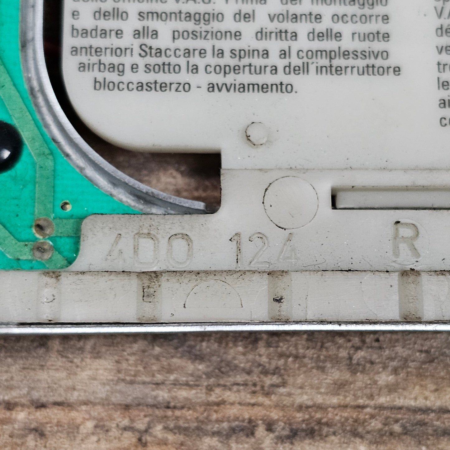 Schleifring Rahmen Hupenschalter Audi A4 B5 4D0 124 R - gebraucht