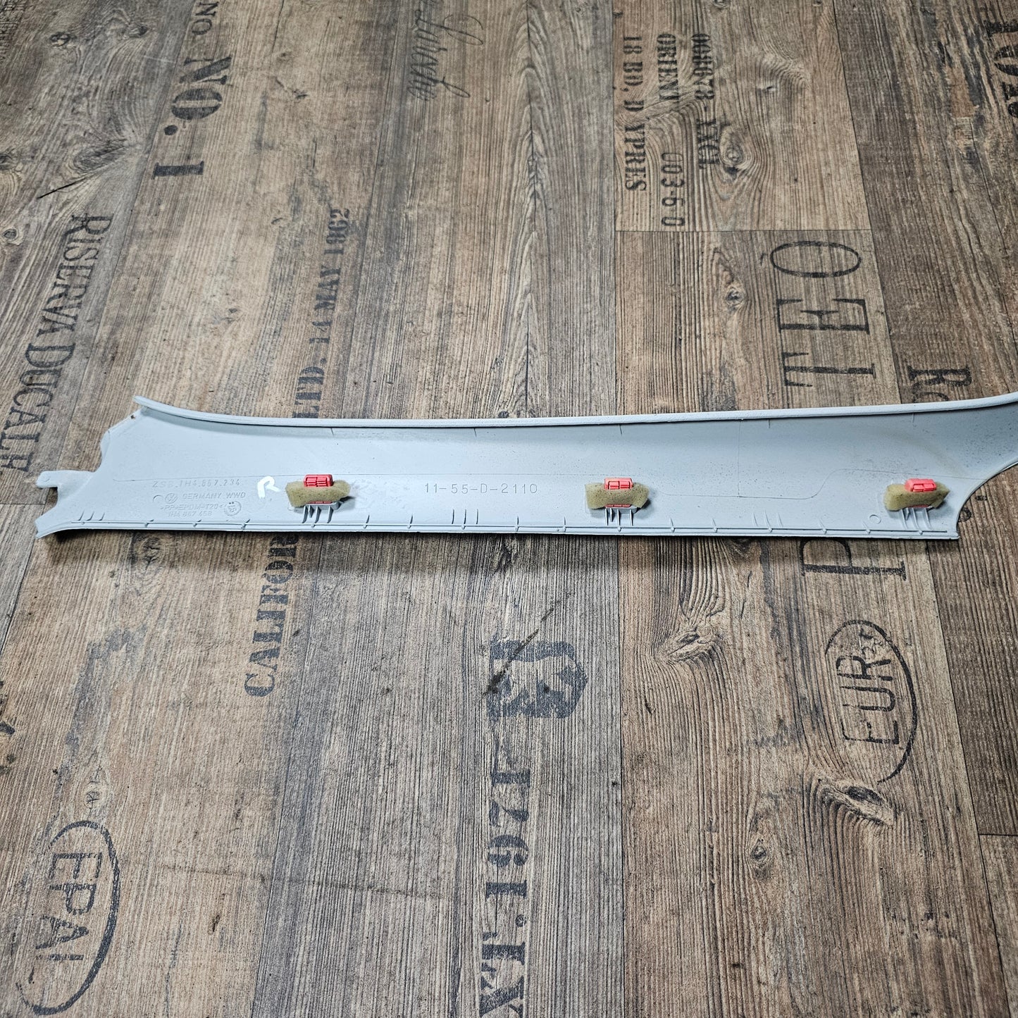 A-Säulenverkleidung rechts grau – 1H4867234 – VW Golf 3 – gebraucht