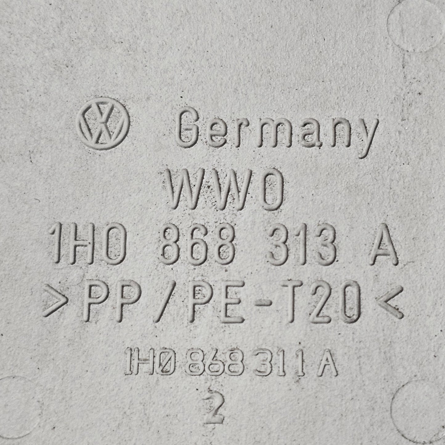 Verkleidung B-Säule links grau VW Golf 3 – 1H0868313A – gebraucht
