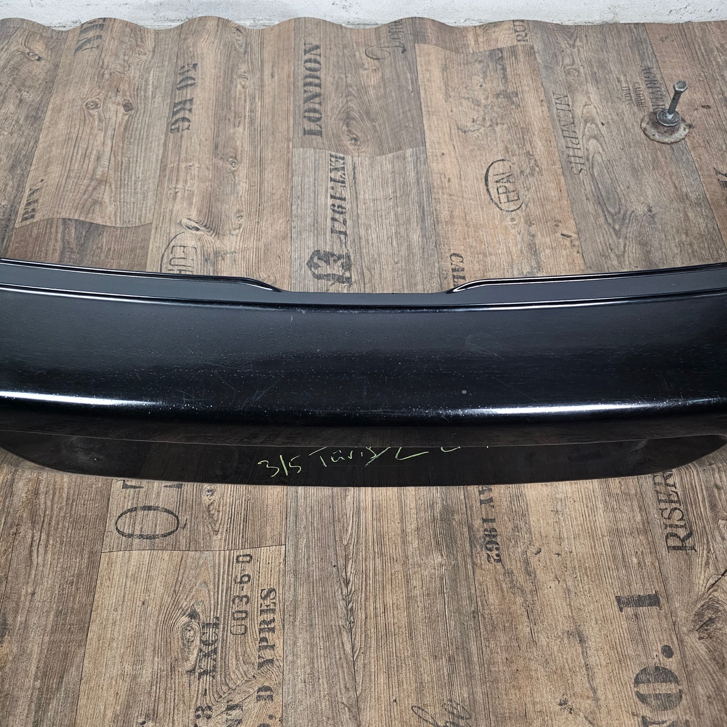 VW Golf 4 IV originale Heckstoßstange Stoßfänger hinten Heckschürze 1J6 807 417 gebraucht / L041 Schwarz