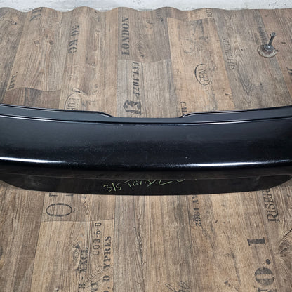 VW Golf 4 IV originale Heckstoßstange Stoßfänger hinten Heckschürze 1J6 807 417 gebraucht / L041 Schwarz