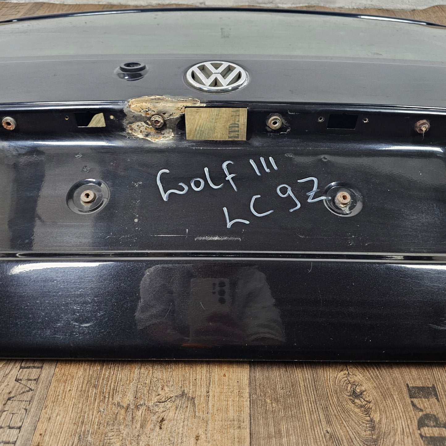 Heckklappe Golf III / 3 (1H1)  LC9Z Black Magic Perleffekt