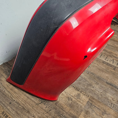 Audi 80 B4 Original Heckstoßstange Stoßfänger hinten 8A0 807 311 A rot gebraucht
