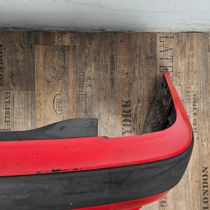 Audi 80 B4 Original Heckstoßstange Stoßfänger hinten 8A0 807 311 A rot gebraucht
