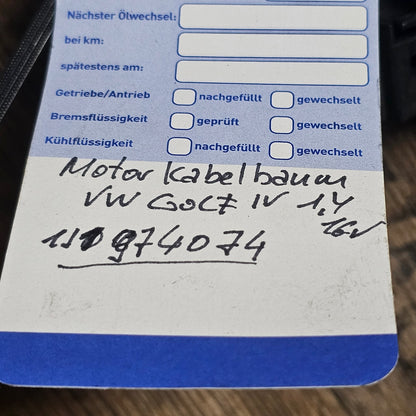 VW Golf IV Motorkabelbaum – Originalteil 1J1 974 074 – für 1.4 16V