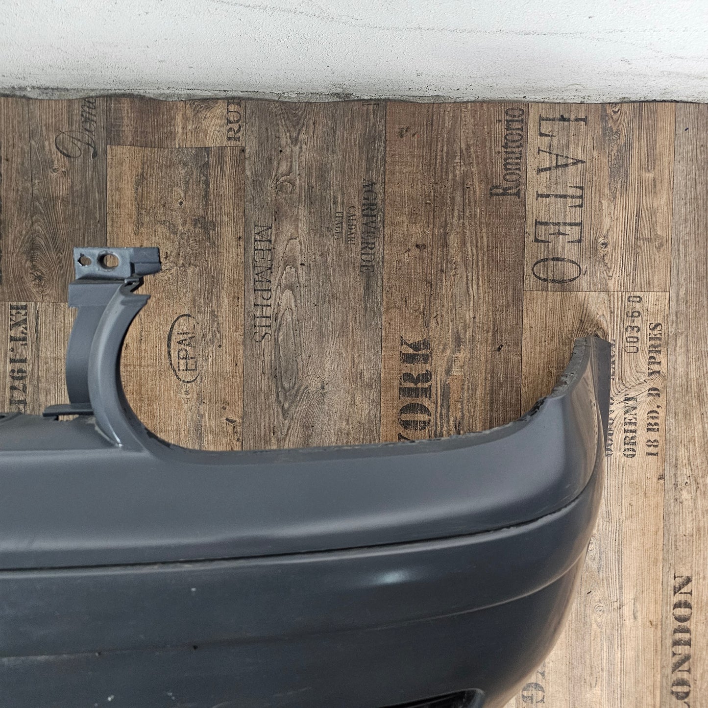 VW Golf 4 IV Frontstoßstange Stoßfänger vorne 1J0 805 903 gebraucht / Marine Grau