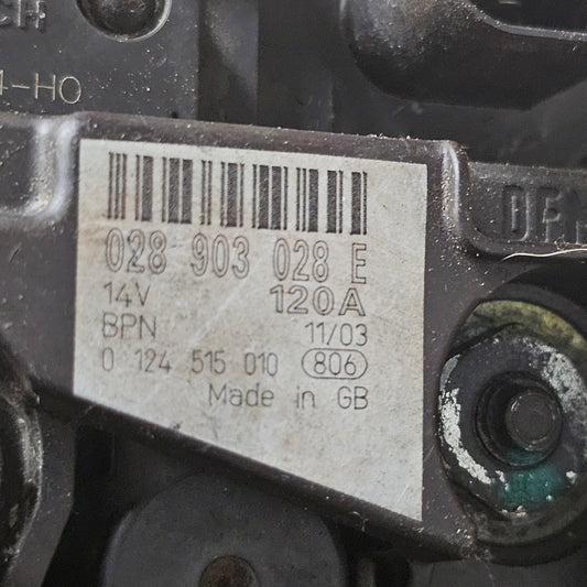 Lichtmaschine 028903028E 120A für VW Audi Skoda Seat – Original Ersatzteil