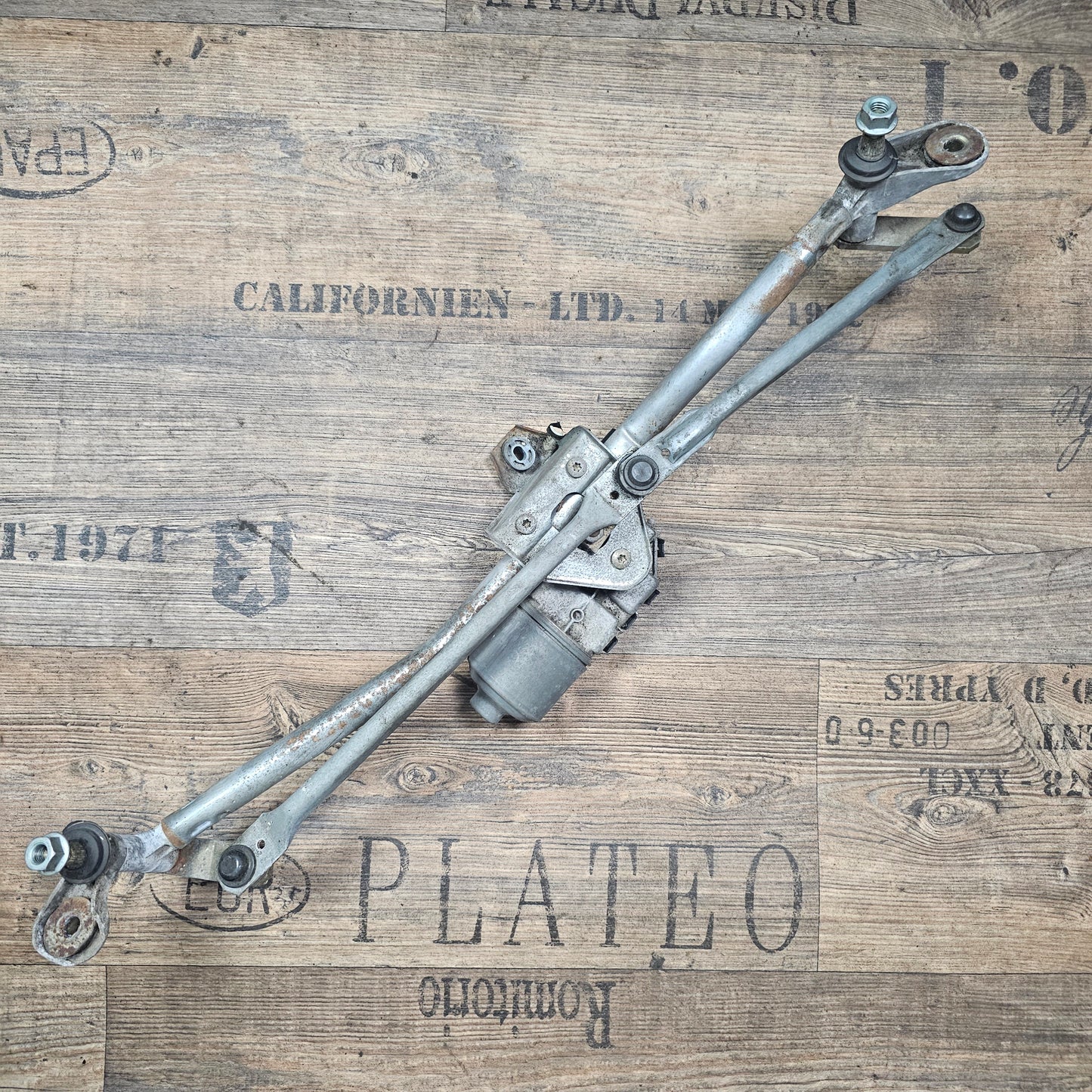 Scheibenwischermotor mit Gestänge Audi A4 B6 (8E) 8E1 955 119 - gebraucht