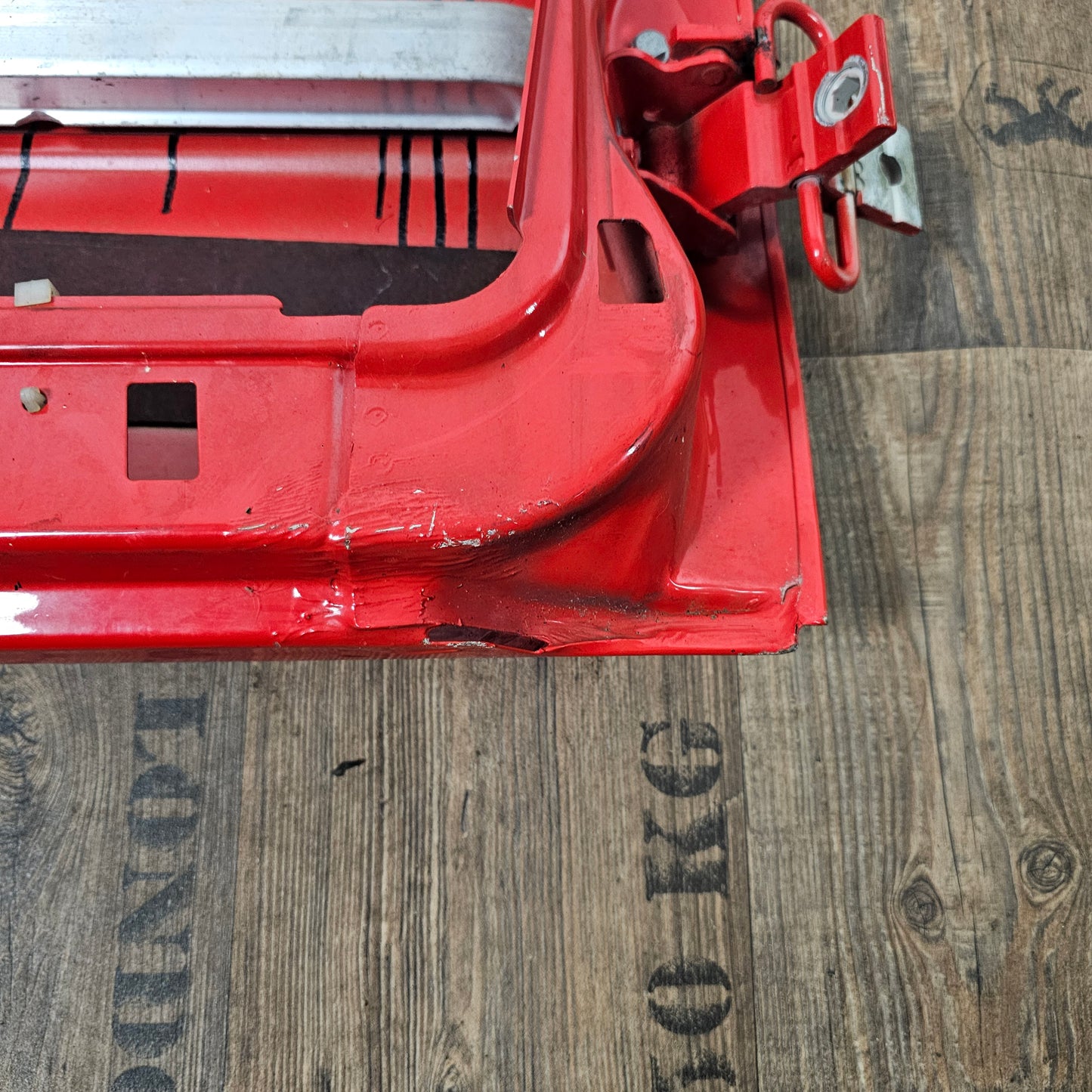 Tür hinten links Audi 80 B4 Typ89 Limo Avant LY3H Laserrot