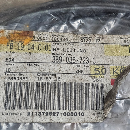 Kabel Antenne VW Passat B5 Avant – 3B9035723C – neu (Lagerware)