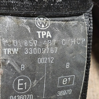 VW Golf IV Beckengurt Gurtschloss hinten – Originalteil 1J0 857 487 C