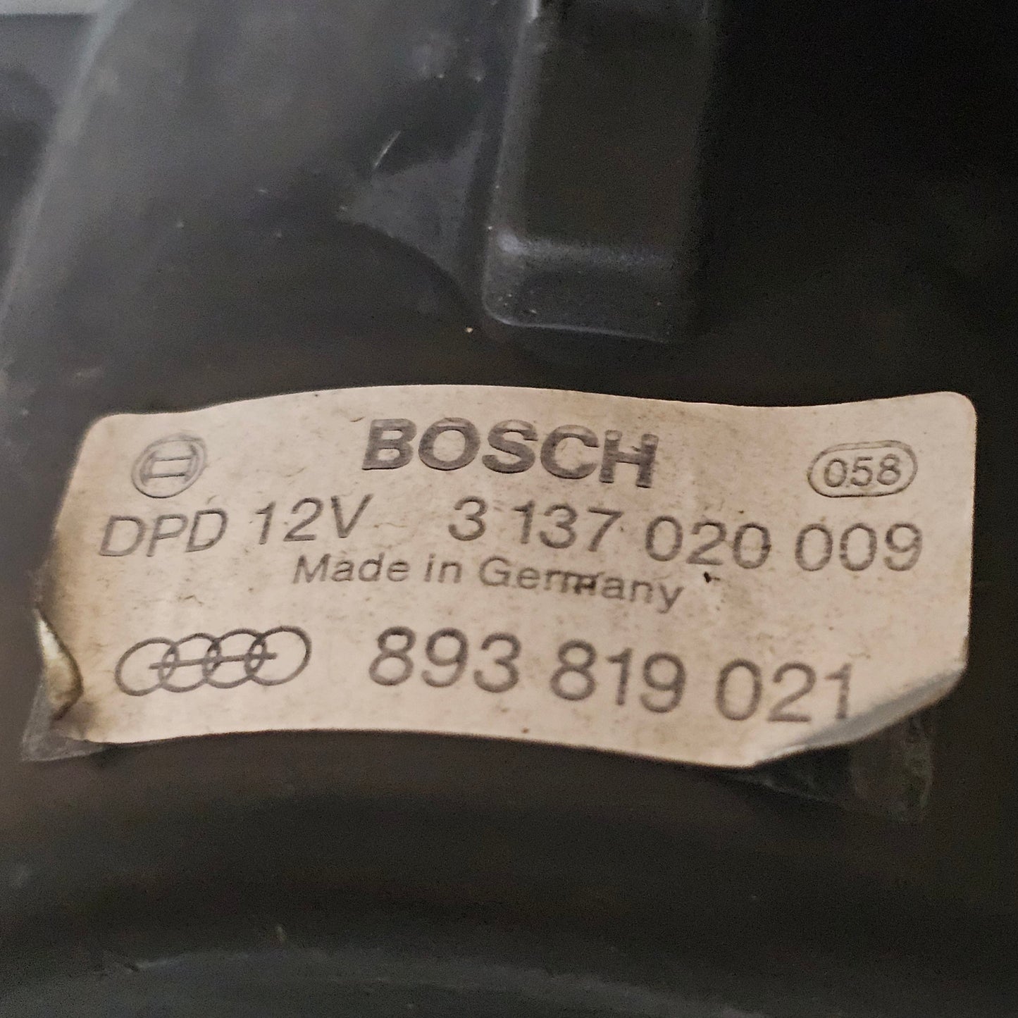 Audi 80/90 B3/B4 Innenraumgebläse 893 819 021 + Gebläsewiderstand 893 959 263 / 131 090 041