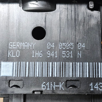 Lichtschalter + Leuchtweitenverstellung – 1H6941531N & 1H6941333B – VW Golf 3 – TRW – gebraucht