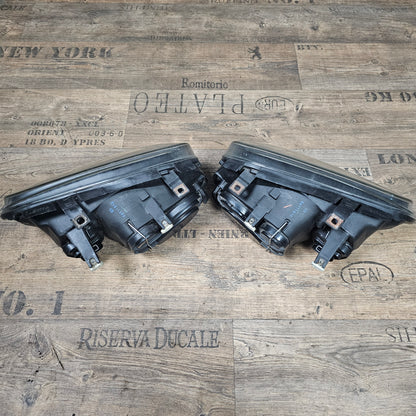 Scheinwerfer Set schwarz mit Nebelscheinwerfer & Leuchtweitenregulierung VW Golf 4 – links + rechts – gebraucht