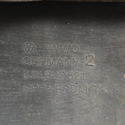 VW Golf 4 IV Original Heckspoiler unten Stoßstange hinten 1J6 807 521 gebraucht / Marine Grau