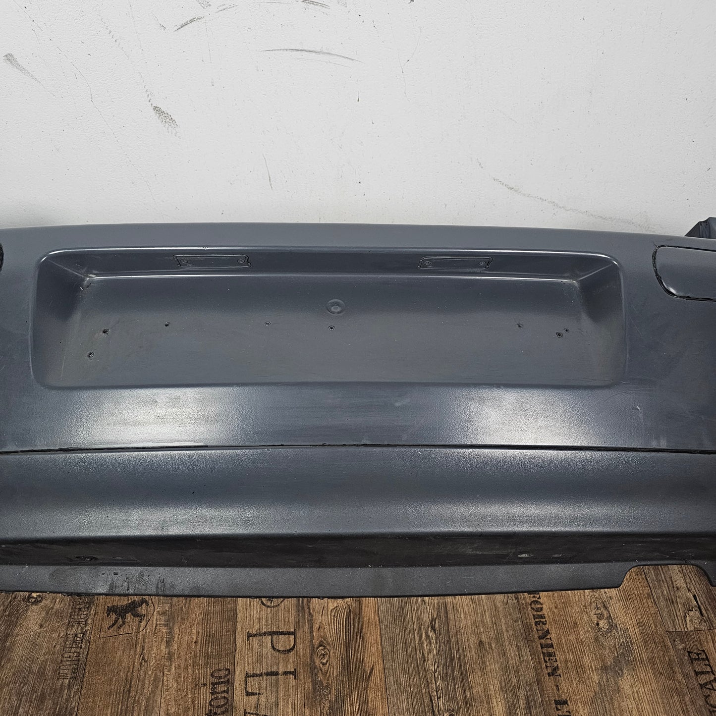 VW Golf 4 IV Original Heckspoiler unten Stoßstange hinten 1J6 807 521 gebraucht / Marine Grau