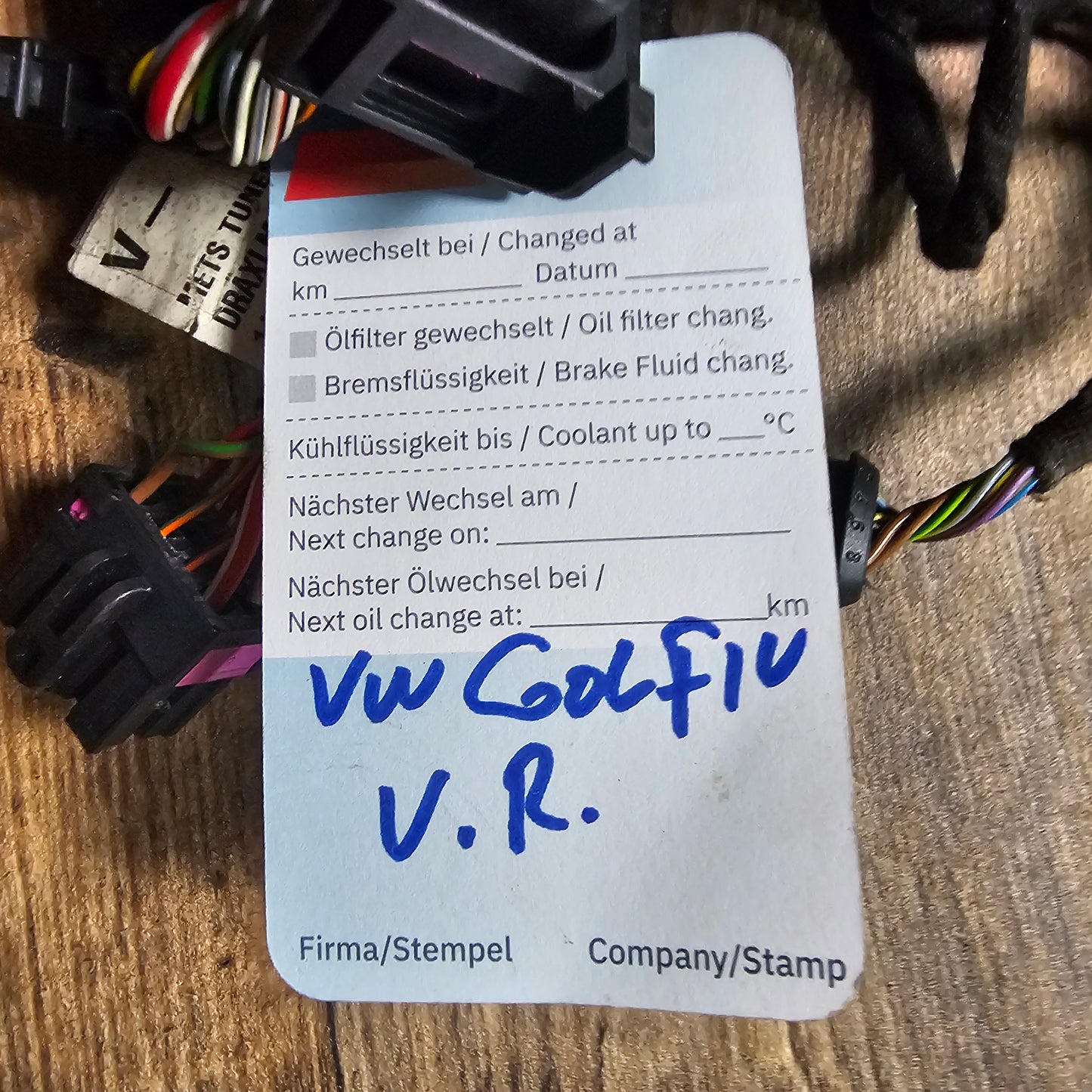 VW Golf IV Kabelbaum Tür vorne rechts – Originalteil 1J0 971 120 AP