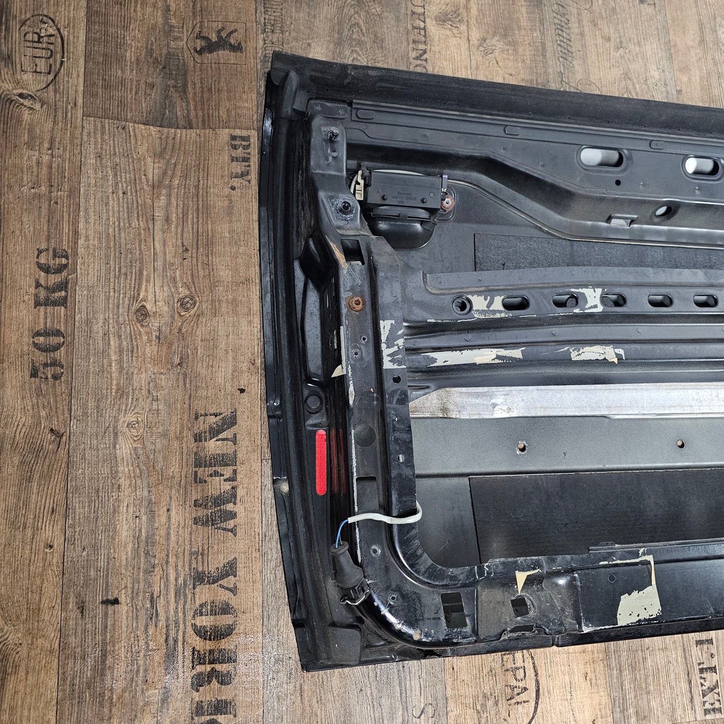 Tür links Audi Coupé B3 B4 Typ89 LY9B Brillantschwarz
