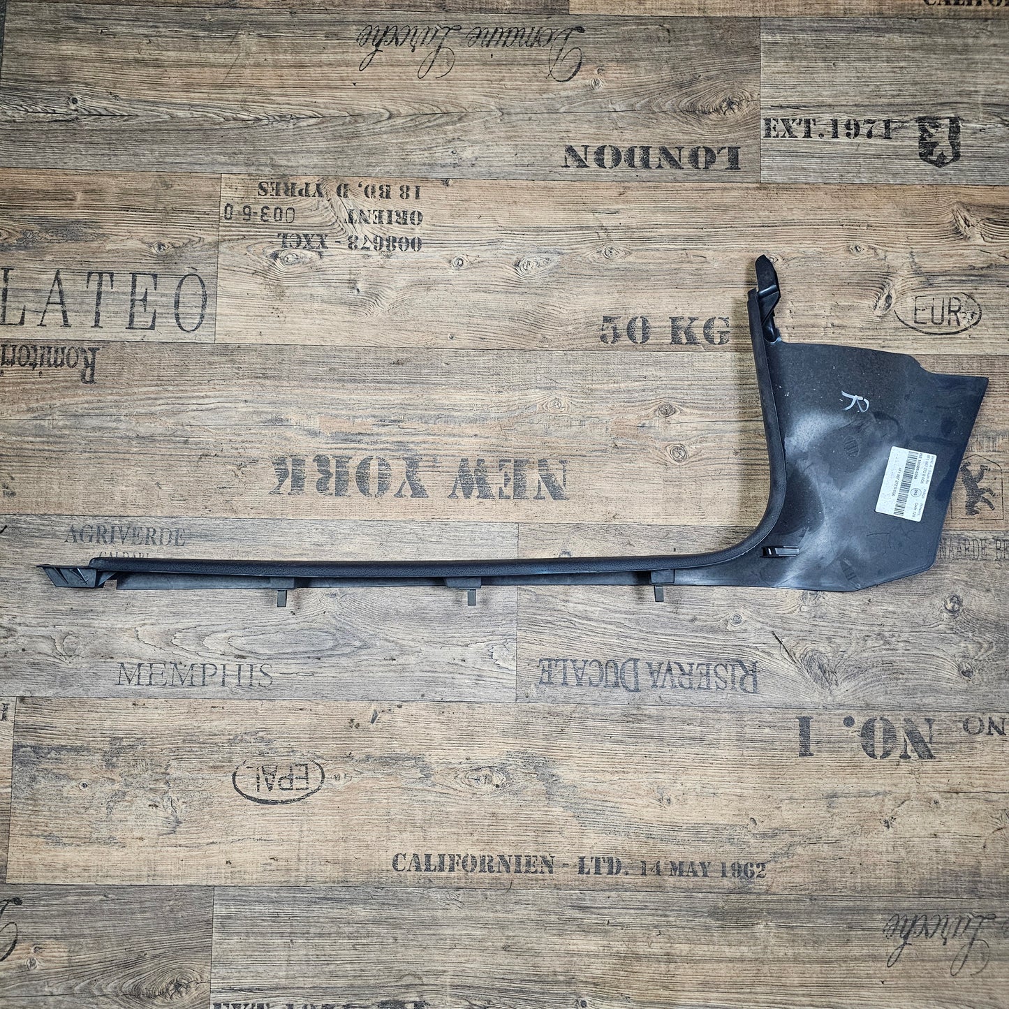 Verkleidung A-Säule vorne rechts unten Audi A6 4F 4F1 867 272 B Indigo Blau - gebraucht