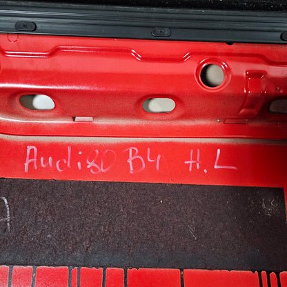 Tür hinten links Audi 80 B4 Typ89 Limo Avant LY3H Laserrot