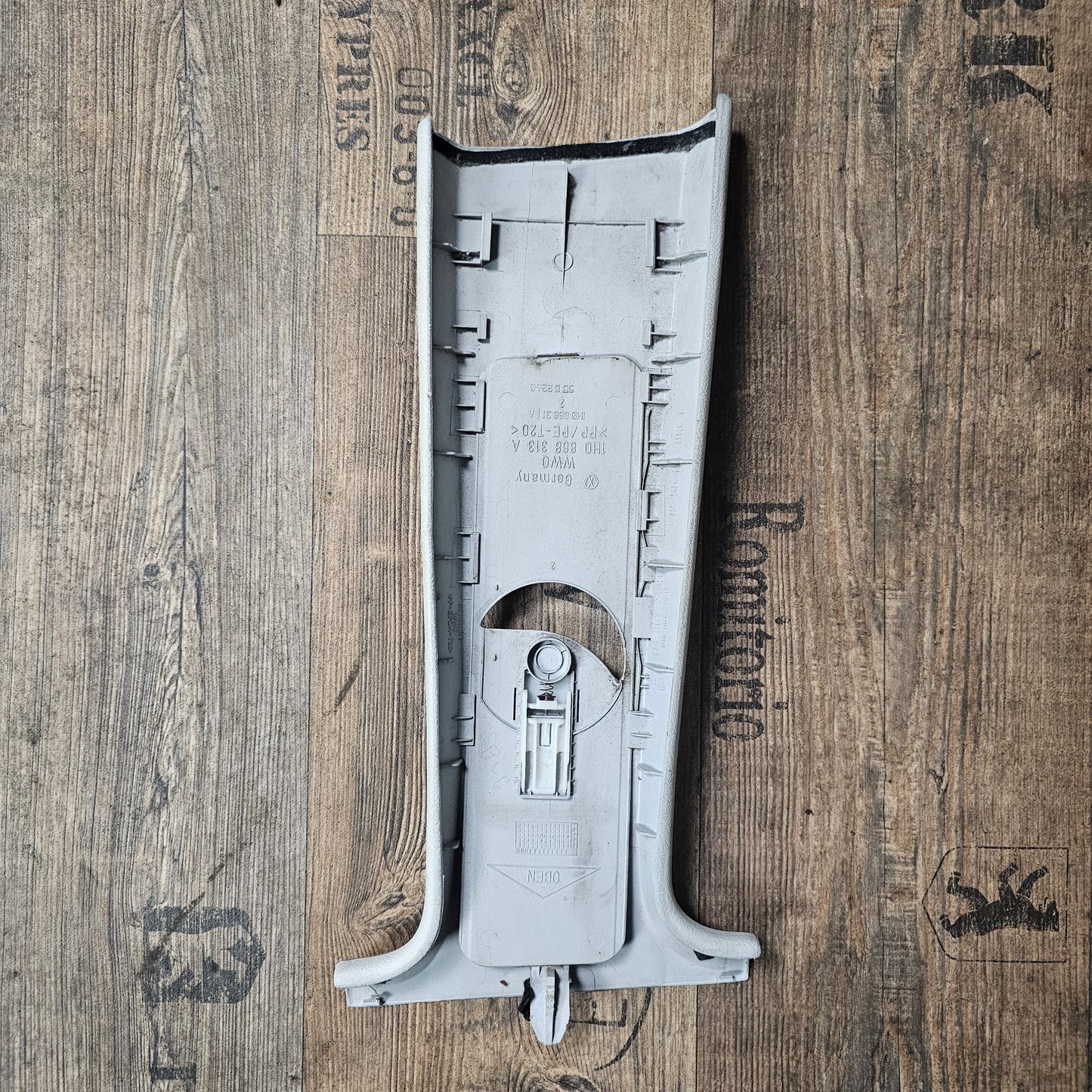 Verkleidung B-Säule links grau VW Golf 3 – 1H0868313A – gebraucht