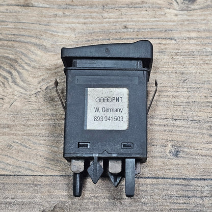 Heckscheibenheizung Schalter – 893941503 – Audi 80 / 90 / Coupé Typ 89 – gebraucht