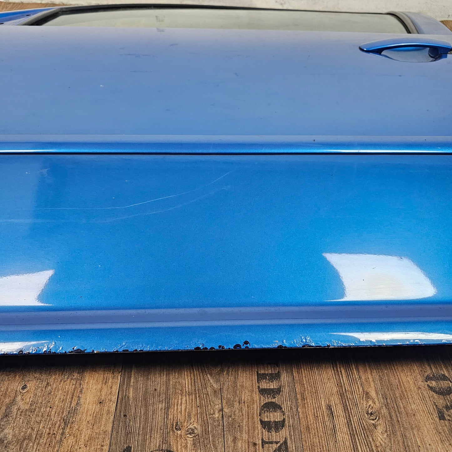 Tür vorne links VW Bora 1J2 Blau