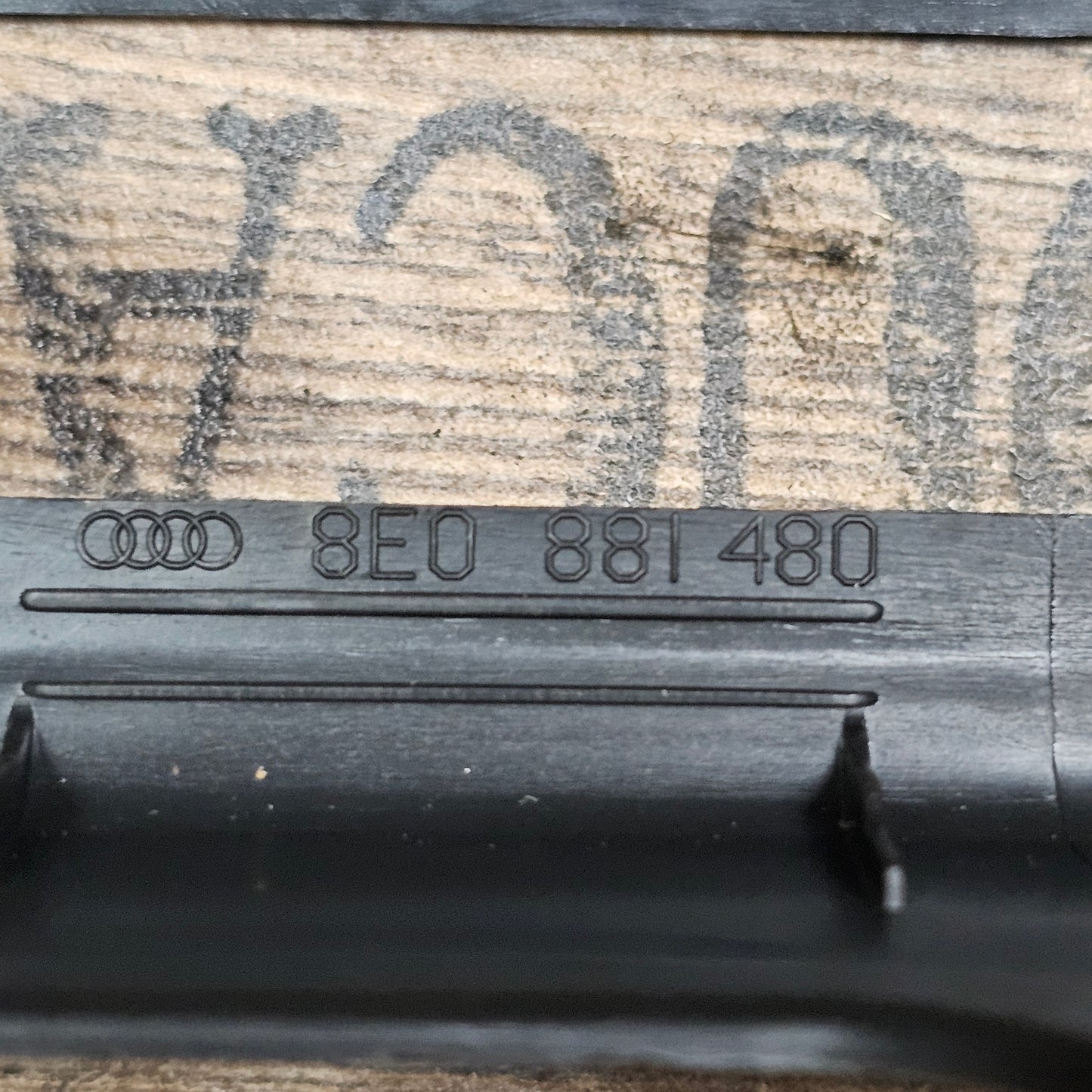 Abdeckung Sitzschienenverkleidung rechts Audi A4 B6 8E 8E