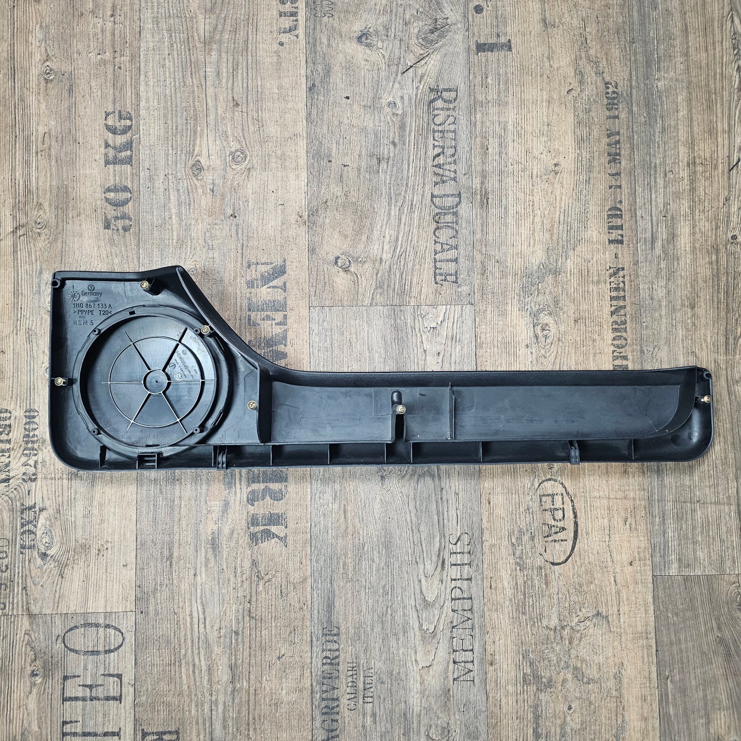 Ablagefach + Lautsprecherabdeckung links VW Golf 3 / Cabrio / Vento – 1H0867133A & 1H0868645 – gebraucht