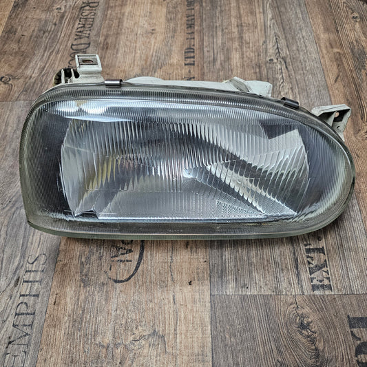 Scheinwerfer vorne rechts inkl. LWR – 18474R / 1H0941295C – VW Golf 3 / Vento / Cabrio – gebraucht