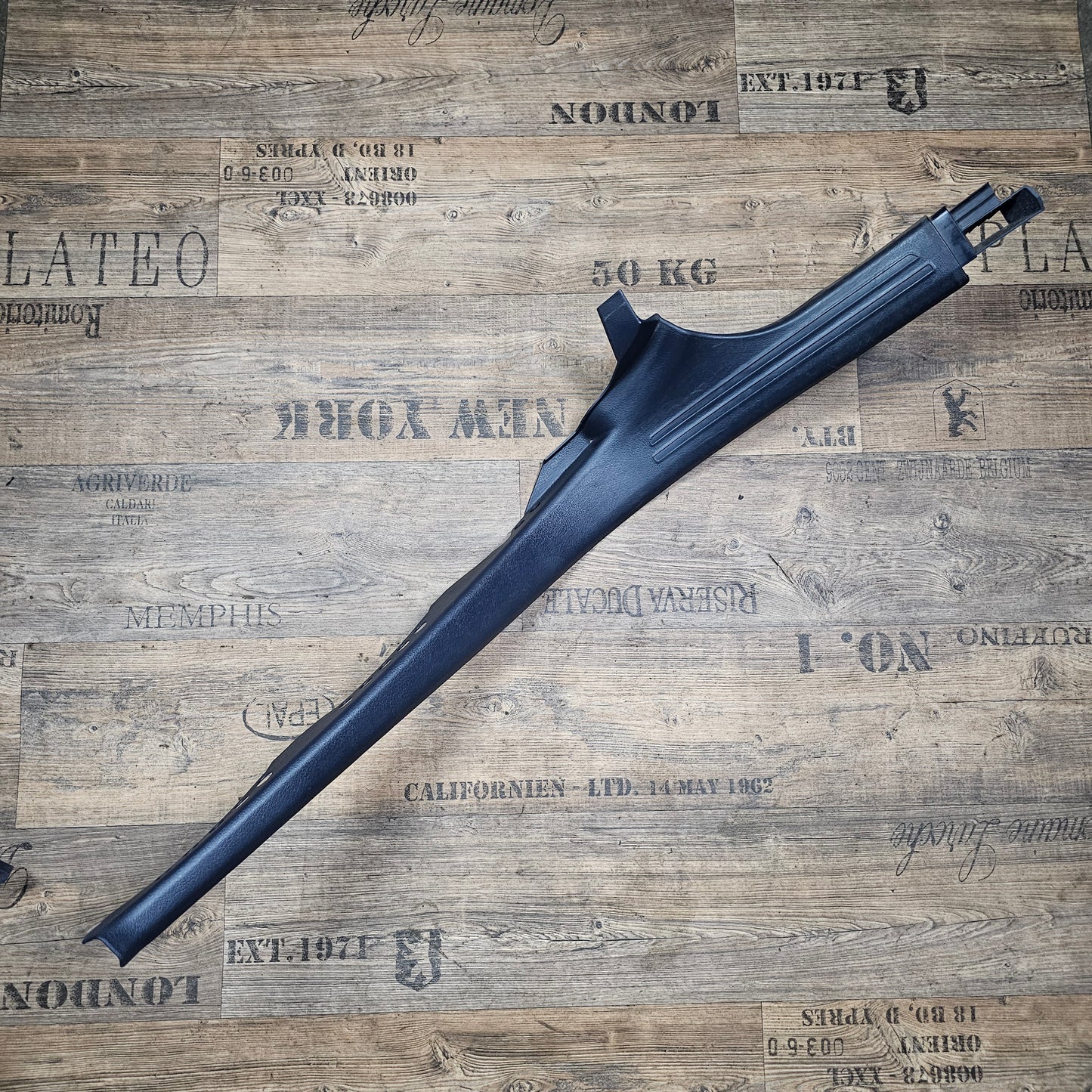 Verkleidung C-Säule unten rechts / Einstiegsleiste Audi A6 4F C6 4F0 867 768 A Indigo Blau - gebraucht