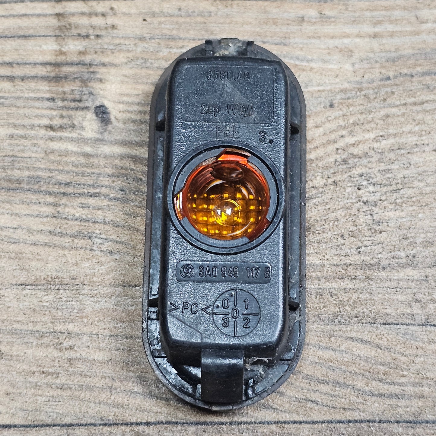 Seitenblinker schwarz – 3A0949117B – VW – gebraucht