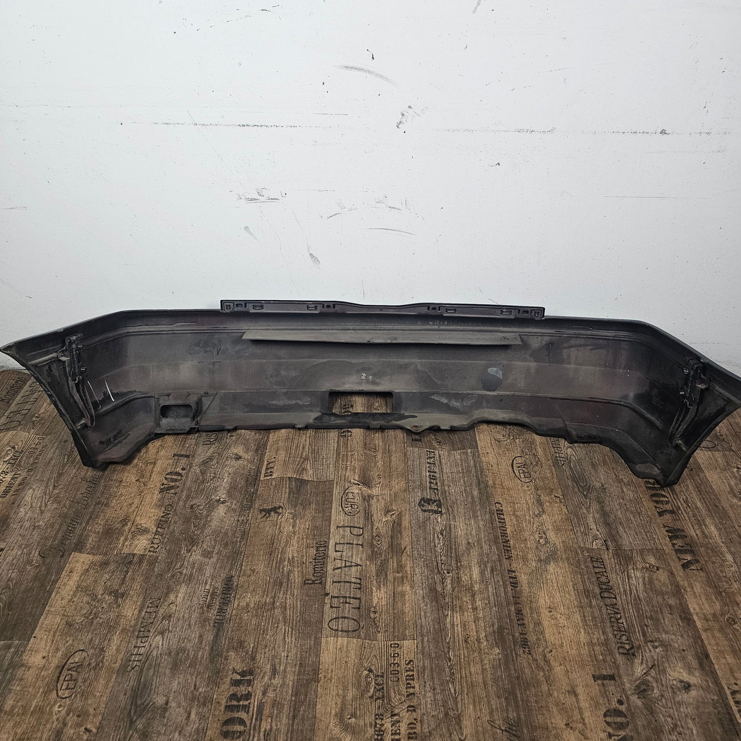 VW Golf 3 III Original Heckstoßstange Stoßfänger hinten 1H6 807 417 LC6P Dragongrün Perleffekt gebraucht