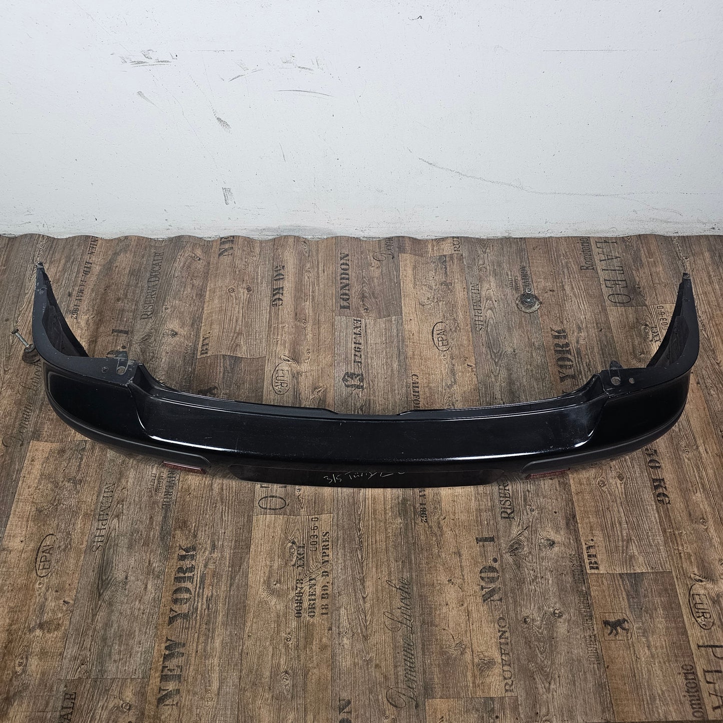 VW Golf 4 IV originale Heckstoßstange Stoßfänger hinten Heckschürze 1J6 807 417 gebraucht / L041 Schwarz