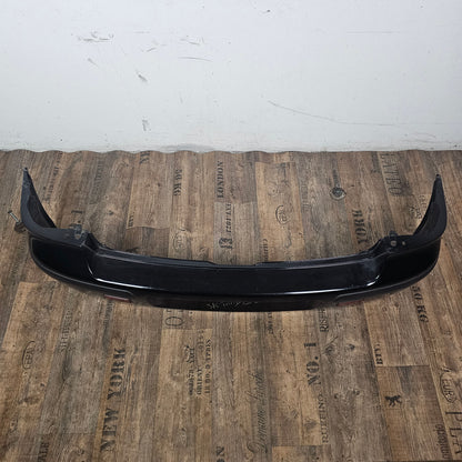 VW Golf 4 IV originale Heckstoßstange Stoßfänger hinten Heckschürze 1J6 807 417 gebraucht / L041 Schwarz