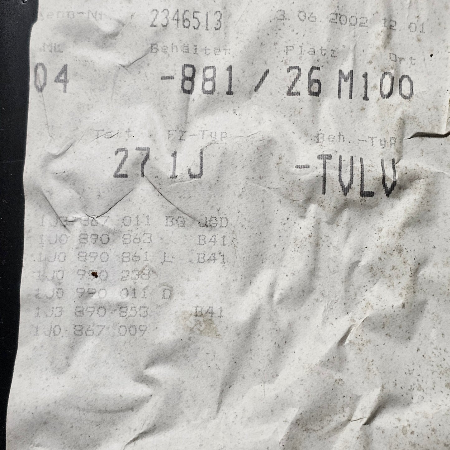 Türverkleidung vorn rechts EWL VW Golf 4 – Teilenummer 1J3 867 011 BQ – Gebraucht