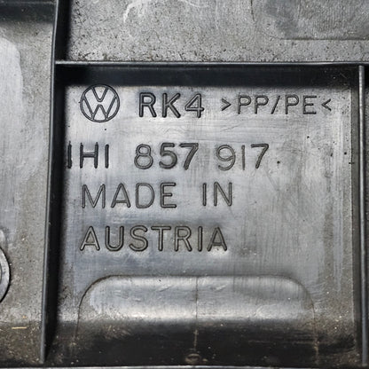 Set: Abdeckung Armaturenbrett + Sicherungskasten schwarz VW Golf 3 / Vento / Cabrio – 1H1857923 + 1H1857917 – gebraucht