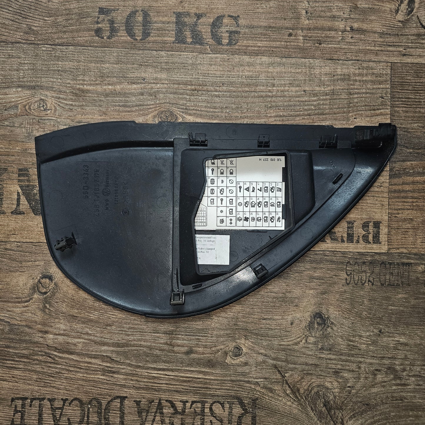 Armaturenbrettverkleidung links VW Golf 4 ZSB 1J1 857 175 + mit Tür/Deckel 1J1 858 223 A