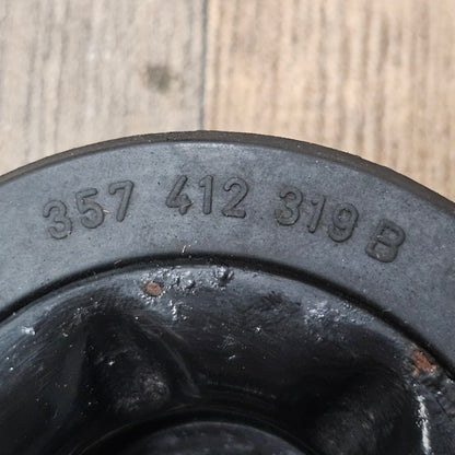 Anschlag Tellerscheibe Stoßdämpfer Gummi schwarz – 357412319B – gebraucht