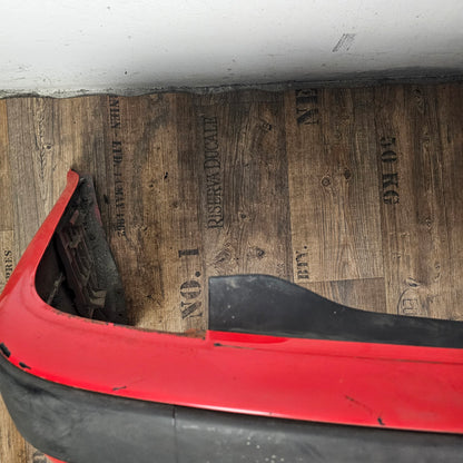 Audi 80 B4 Original Heckstoßstange Stoßfänger hinten 8A0 807 311 A rot gebraucht