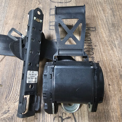 Sicherheitsgurt hinten rechts + Versteller VW Golf 3 / Vento / Cabrio – 1H4857806A + 1H0857819 – gebraucht