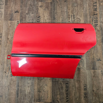 Tür hinten links Audi 80 B4 Typ89 Limo Avant LY3H Laserrot