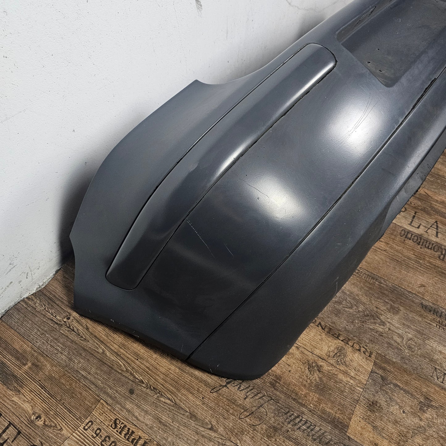 VW Golf 4 IV Original Heckspoiler unten Stoßstange hinten 1J6 807 521 gebraucht / Marine Grau
