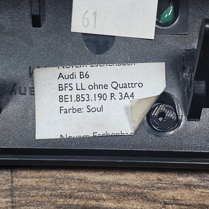 Zierleiste Armaturenbrett Audi A4 B6 (8E) 8E1 853 190 Farbe Soul - gebraucht