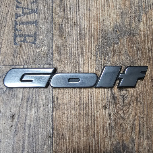 VW Golf Emblem Schriftzug – 1H6853687AH – VW Golf 3 – gebraucht