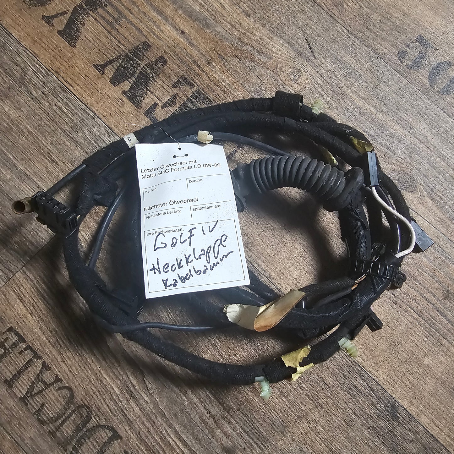 VW Golf 4 Heckklappe Kabelbaum – Original – Gebraucht, geprüft