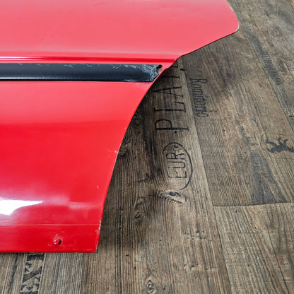 Tür hinten links Audi 80 B4 Typ89 Limo Avant LY3H Laserrot